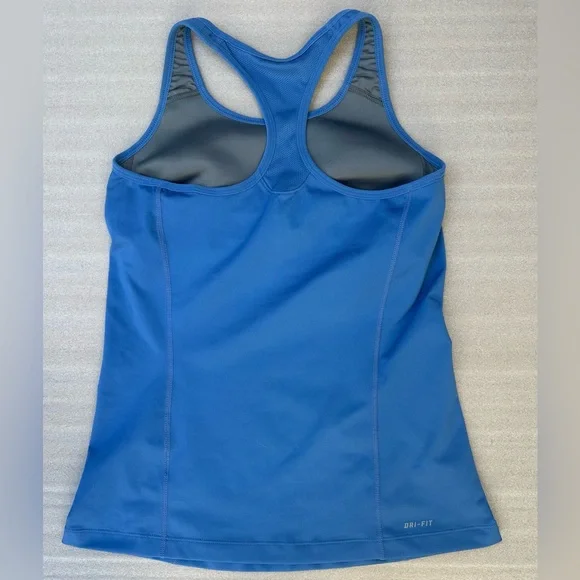Nike Dri-FIT Racerback Athletic Tank Top – Women’s Large – Blue - Picture 2 of 5